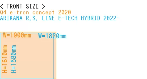 #Q4 e-tron concept 2020 + ARIKANA R.S. LINE E-TECH HYBRID 2022-